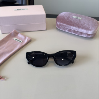 Miu Miu Cat Eye Black Sunglasses