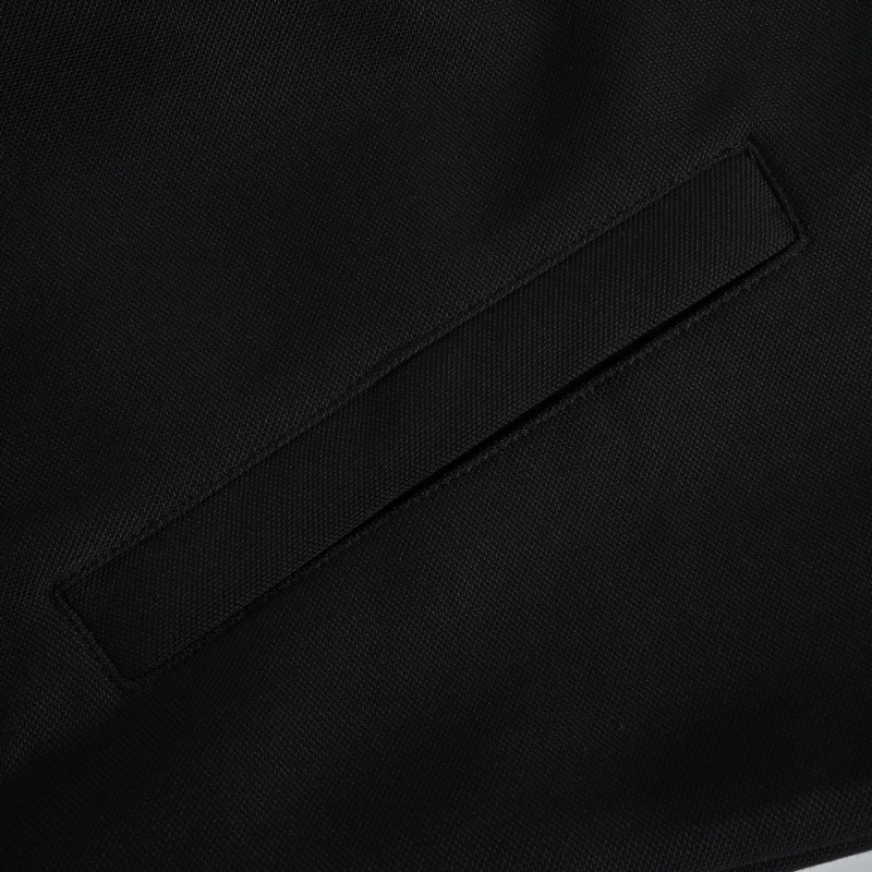 Black Zip-Up Harrington Jacket view