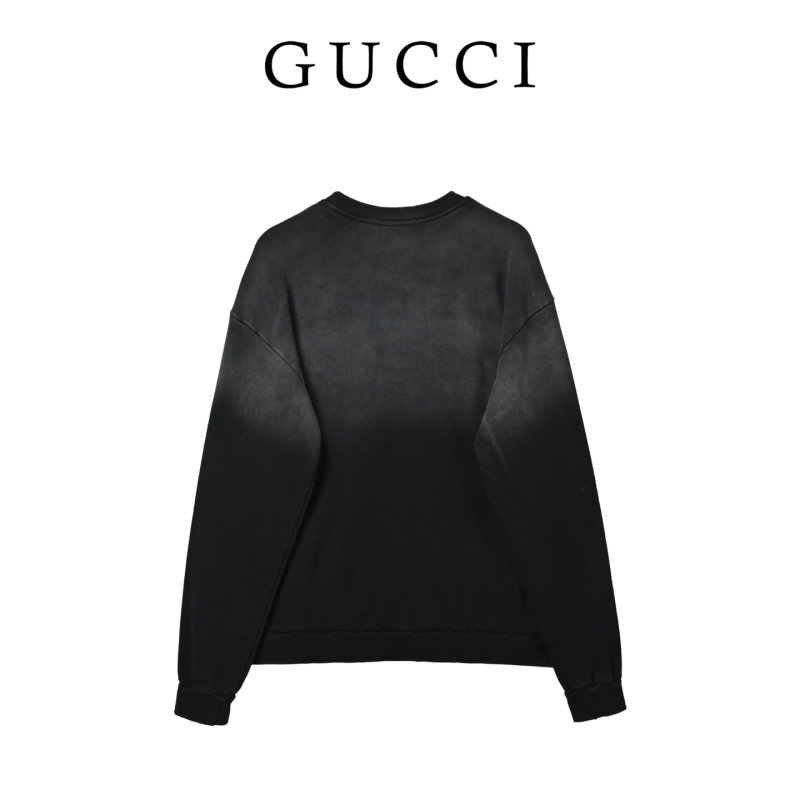 Gucci Graffiti Logo Black Hoodie view
