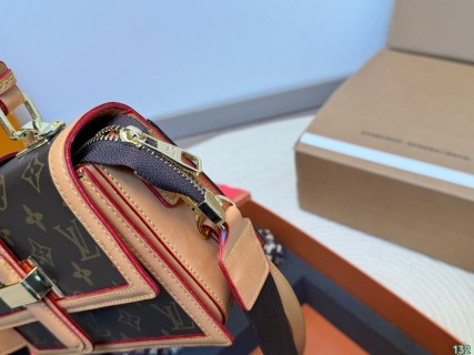 Louis Vuitton Monogram Canvas Flap Shoulder Bag with Accessories Set view 4