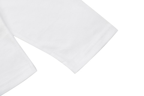 Acne Studios Distressed Circle Logo Long Sleeve T-Shirt White view 9