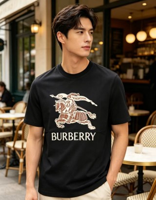 Burberry Knight Logo Black T-Shirt view 7