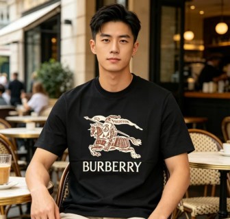 Burberry Knight Logo Black T-Shirt view 8