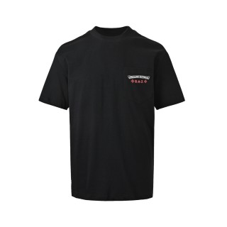 Black USA Flag Skull Graphic Short Sleeve T-Shirt view 10