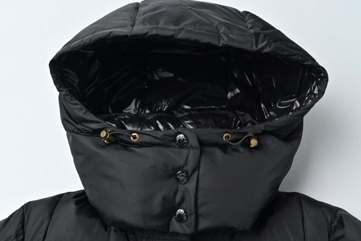 Black Puffer Down Jacket – Oversized Fit view