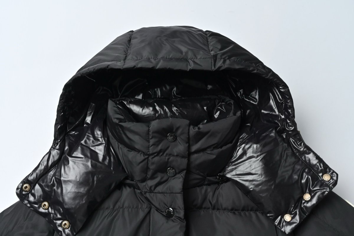 Black Puffer Down Jacket – Oversized Fit view