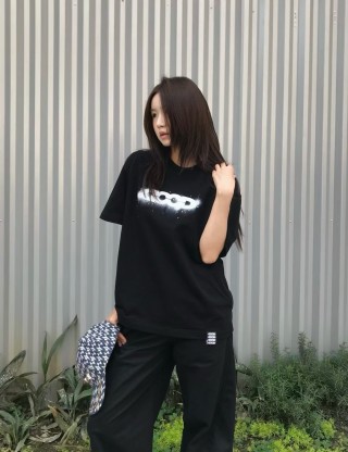 HoodBrand Lightning Graphic Black T-Shirt view 5