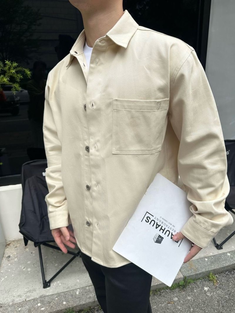 Stone Island Cream Overshirt Jacket