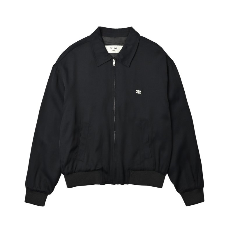 Chanel Black Quilted Harrington Jacket view