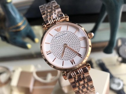 Armani AR11244 Crystal Pearl Mother-of-Pearl Women's Steel Watch view 2