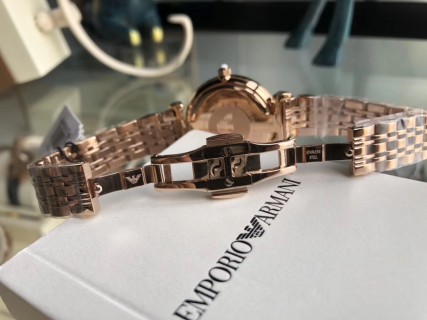 Armani AR11244 Crystal Pearl Mother-of-Pearl Women's Steel Watch view 6
