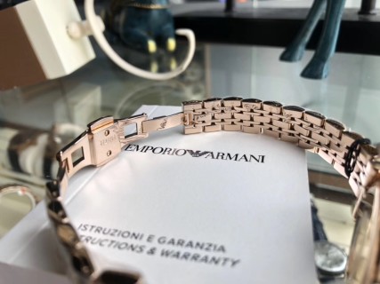 Armani AR11244 Crystal Pearl Mother-of-Pearl Women's Steel Watch view 7