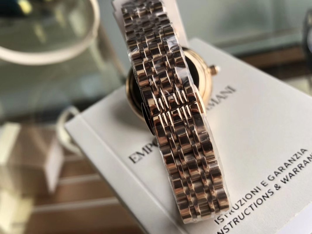 Armani AR11244 Crystal Pearl Mother-of-Pearl Women's Steel Watch view