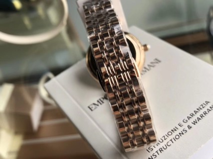 Armani AR11244 Crystal Pearl Mother-of-Pearl Women's Steel Watch view 8