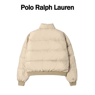 Polo Ralph Lauren Vintage Pony Down Jacket Cream view 2