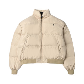 Polo Ralph Lauren Vintage Pony Down Jacket Cream view 3