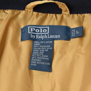 Polo Ralph Lauren Vintage Pony Down Jacket Cream view 9