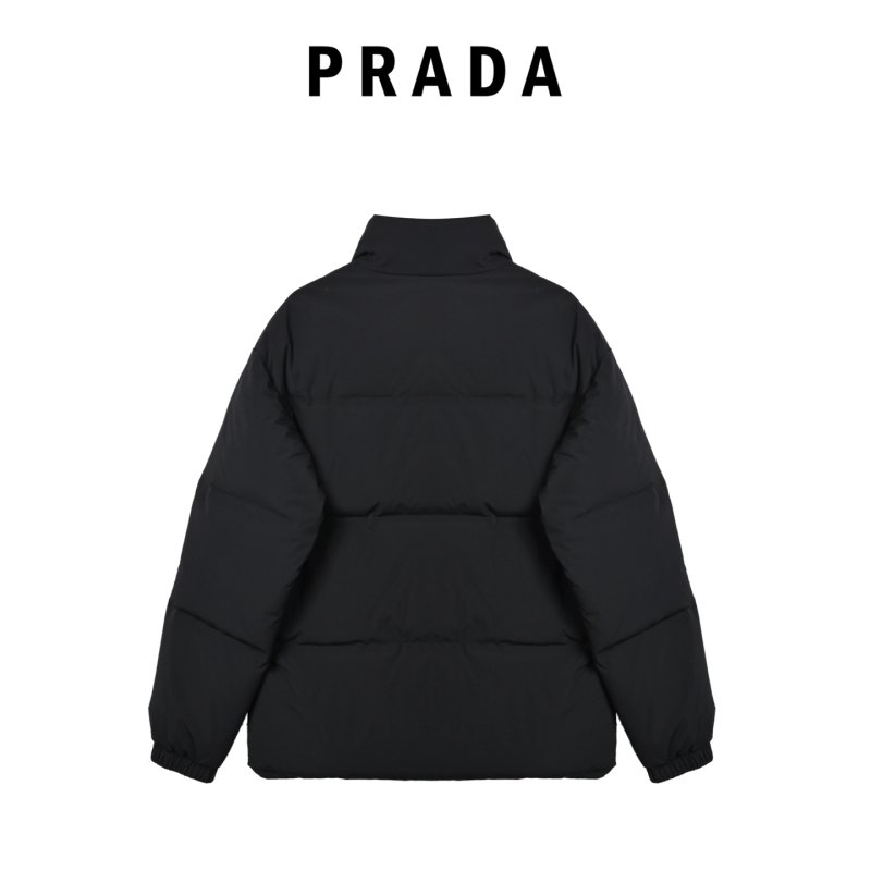 Prada Black Quilted Down Jacket view
