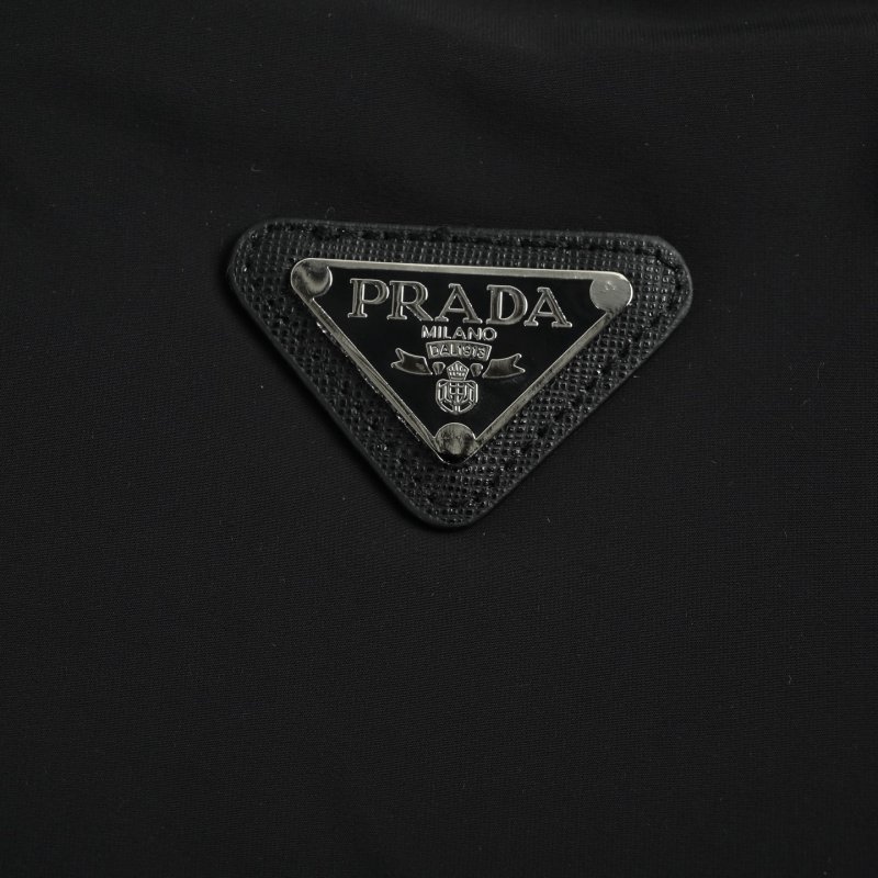 Prada Black Quilted Down Jacket view