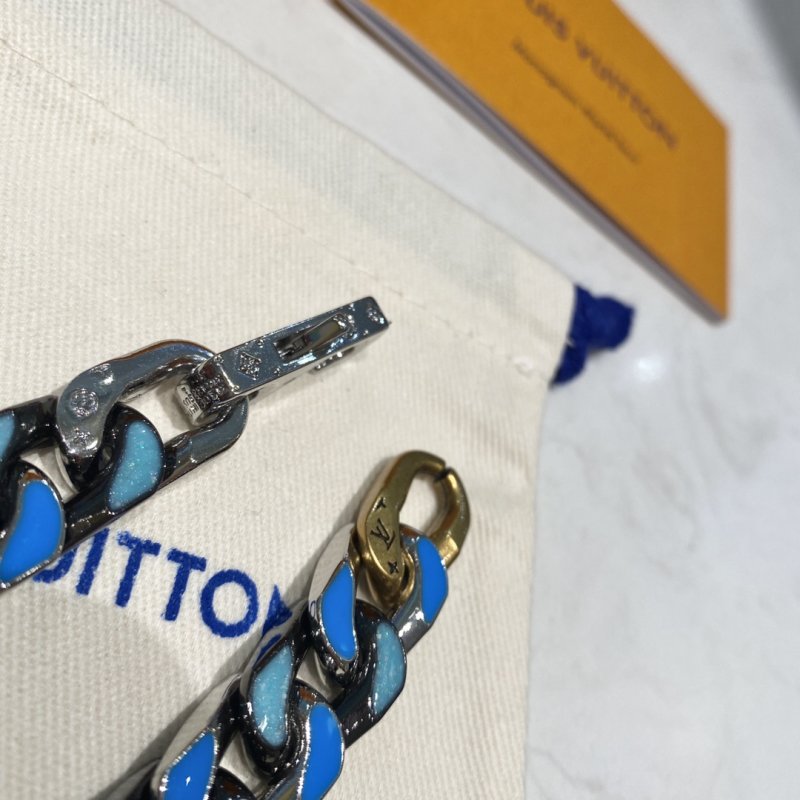 Louis Vuitton Colorful Cuban Chain Bracelet - Multi view