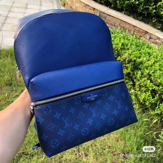 Louis Vuitton Discovery Apollo Classic Monogram Backpack Navy view 5