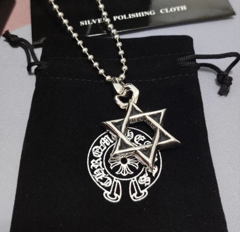 Chrome Hearts Silver Star Pendant Necklace view