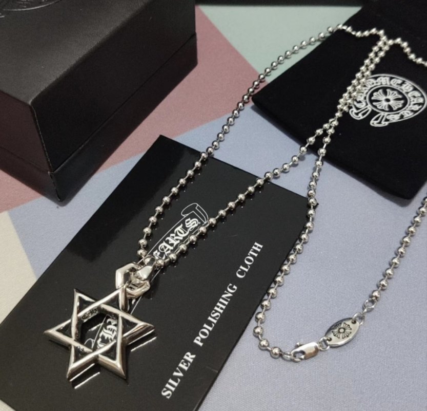 Chrome Hearts Silver Star Pendant Necklace view