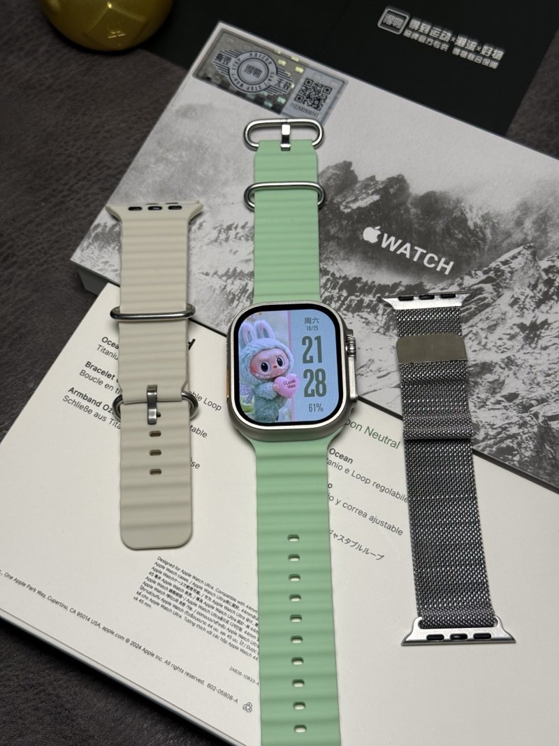 Apple Watch Ultra 3 1:1 Replica - Green Sport Band