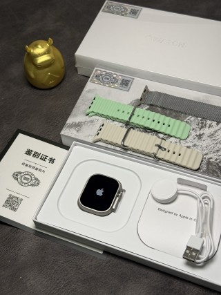 Apple Watch Ultra 3 1:1 Replica - Green Sport Band view 13