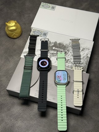 Apple Watch Ultra 3 1:1 Replica - Green Sport Band view 15