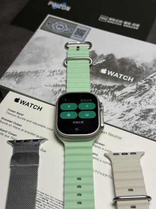Apple Watch Ultra 3 1:1 Replica - Green Sport Band view 8