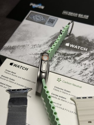 Apple Watch Ultra 3 1:1 Replica - Green Sport Band view 9