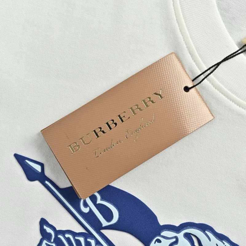 Burberry Equestrian Knight White T-Shirt view