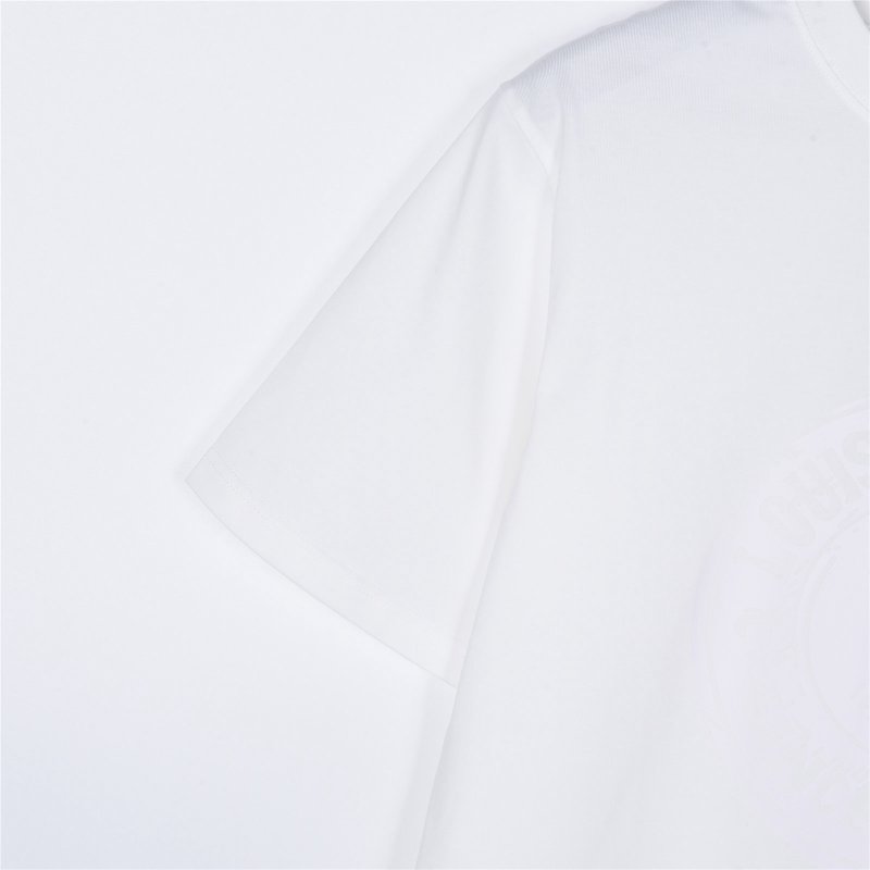 Essentials White Graphic Crew Neck T-Shirt view