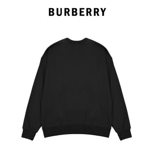 Burberry Last Supper Print Crewneck Sweatshirt Black view 2