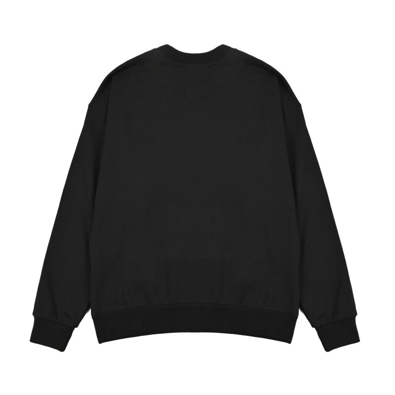 Burberry Last Supper Print Crewneck Sweatshirt Black view