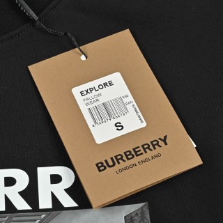 Burberry Last Supper Print Crewneck Sweatshirt Black view 9