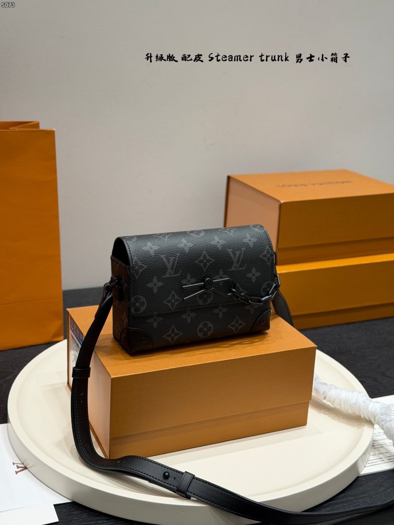 Louis Vuitton Steamer Trunk Camera Bag Black Monogram