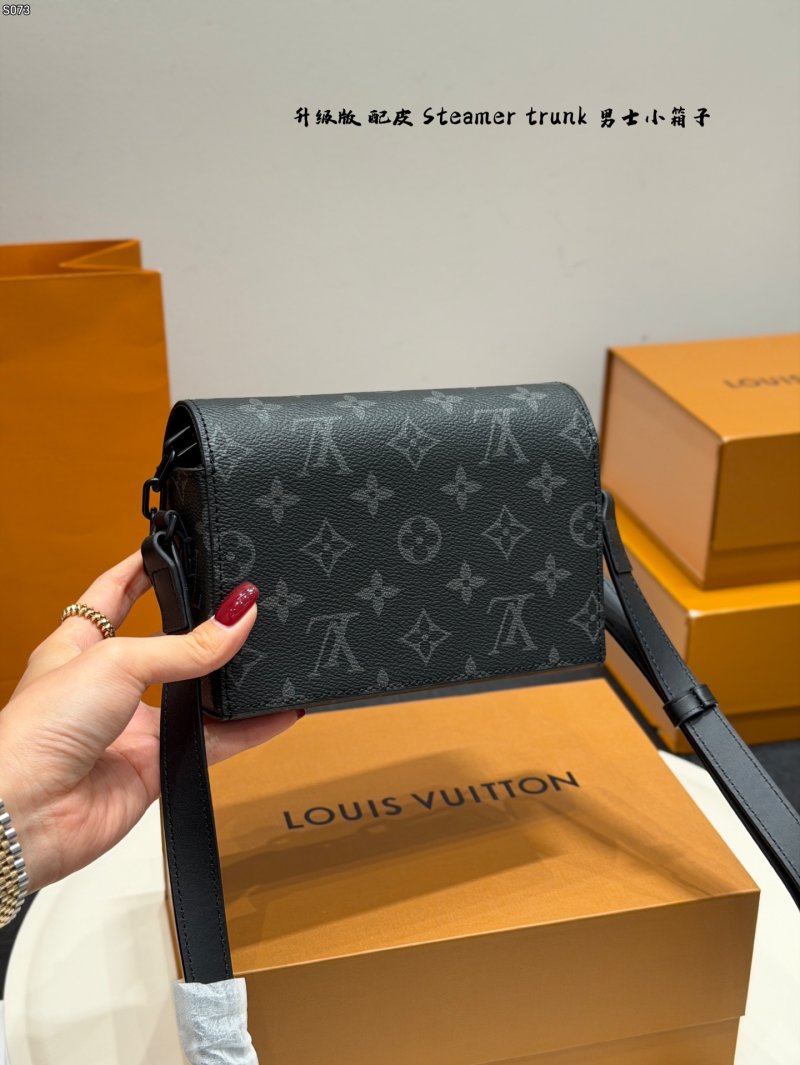 Louis Vuitton Steamer Trunk Camera Bag Black Monogram view
