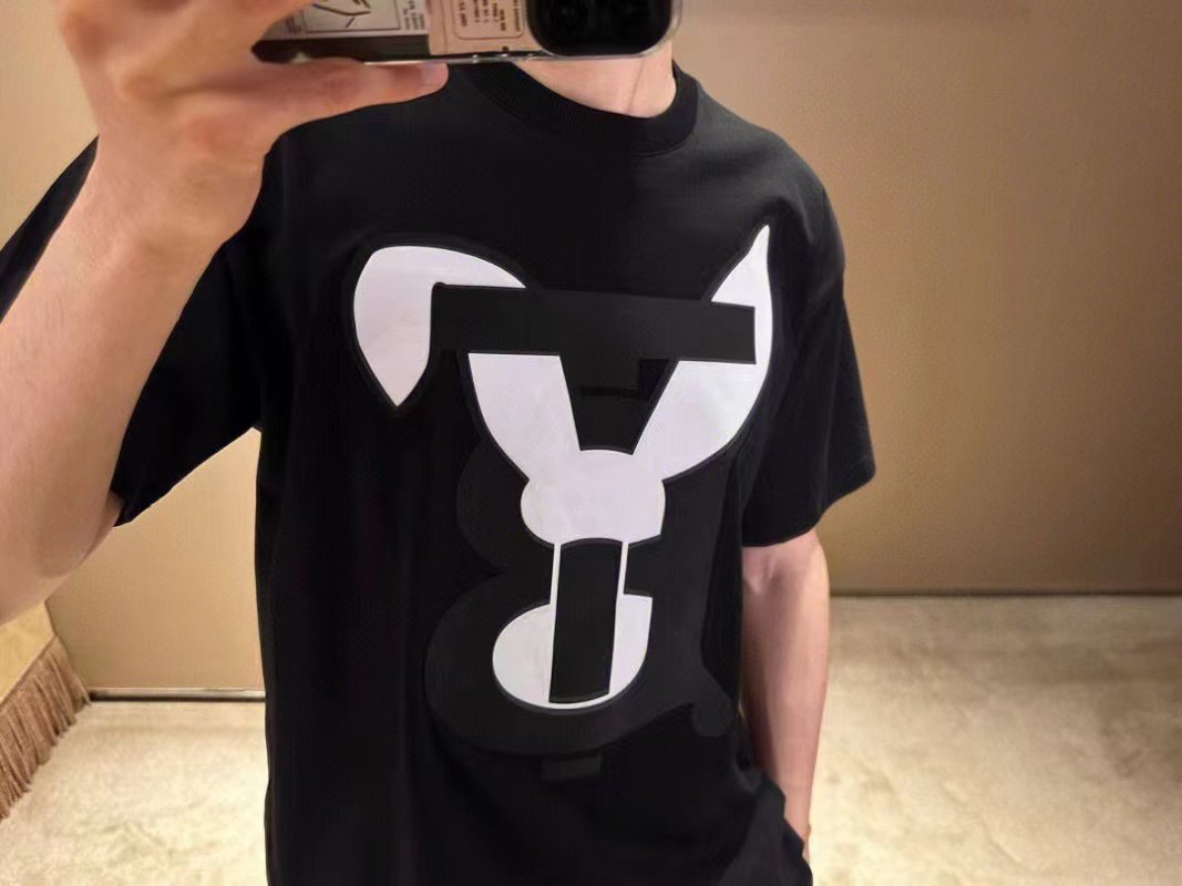 Black Graphic Print Short Sleeve T-Shirt