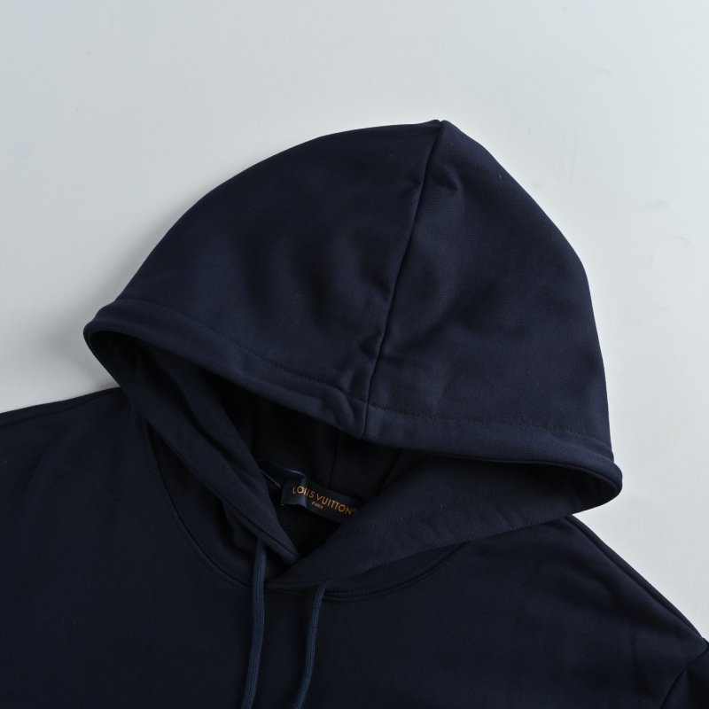 Louis Vuitton Navy Embroidered Hoodie view