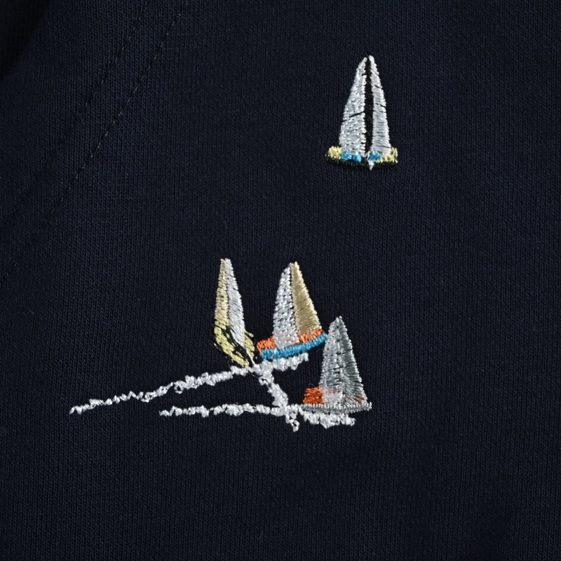 Louis Vuitton Navy Embroidered Hoodie view