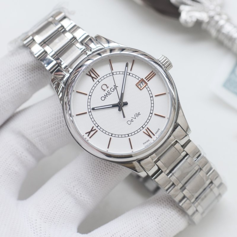 Omega De Ville Two-Tone Business Watch 42mm view