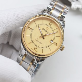 Omega De Ville Two-Tone Business Watch 42mm view 6