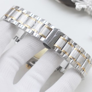 Omega De Ville Two-Tone Business Watch 42mm view 8