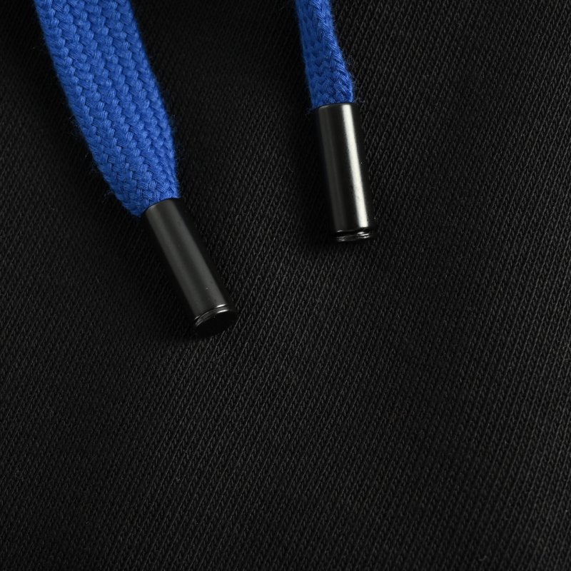 Loewe Black Shorts with Blue Drawstring view