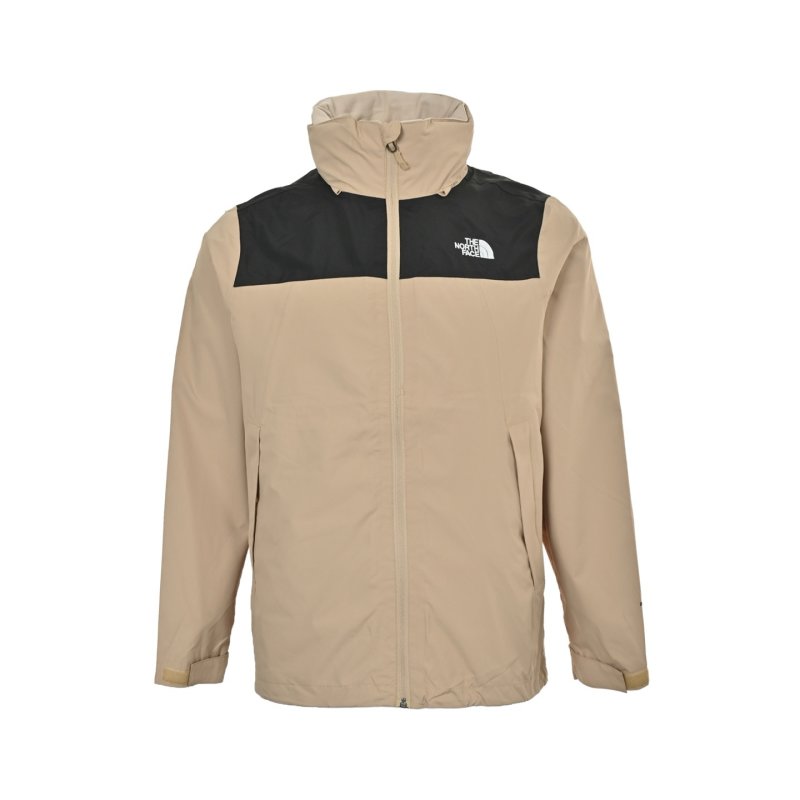 The North Face Beige & Black Windbreaker Jacket view