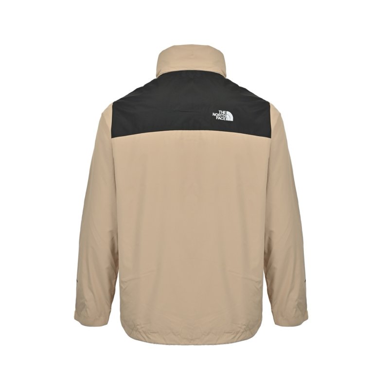 The North Face Beige & Black Windbreaker Jacket view
