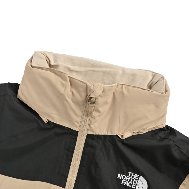 The North Face Beige & Black Windbreaker Jacket view