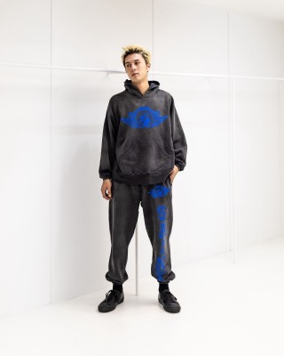 Jordan Jumpman Wings Charcoal Hoodie view 6